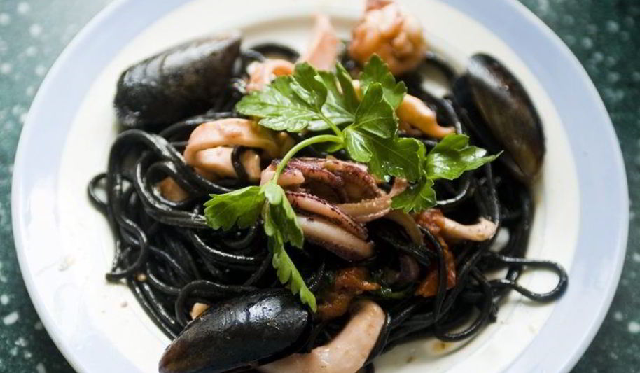 Рецепт лапша с чернилами каракатицы