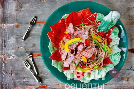 Лапша с говядиной