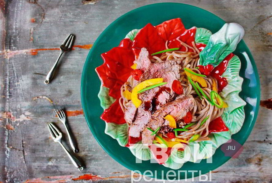 Лапша с говядиной