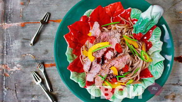 ШАГ 9. лапша с говядиной
