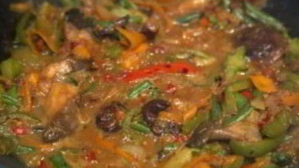 ШАГ 3. лапша с овощами