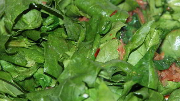 ШАГ 5. лапша ширатаки со шпинатом