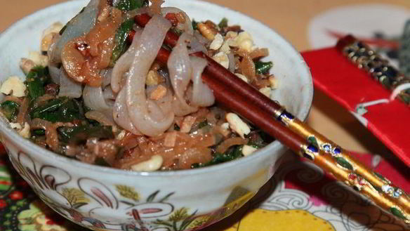 ШАГ 9. лапша ширатаки со шпинатом