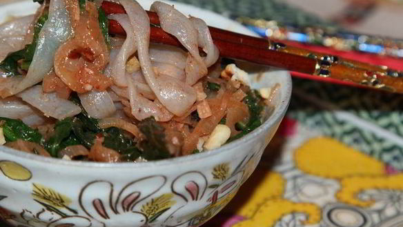 ШАГ 10. лапша ширатаки со шпинатом