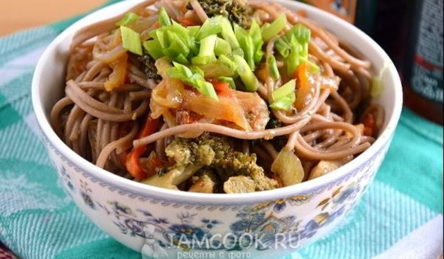 Рецепт лапша вок с курицей