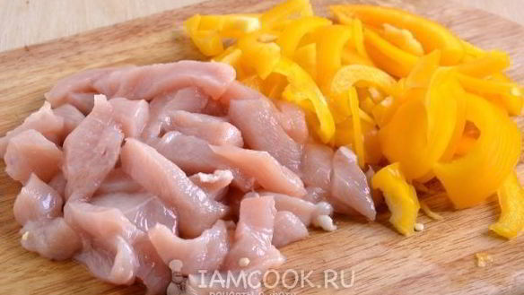 ШАГ 5. лапша вок с курицей