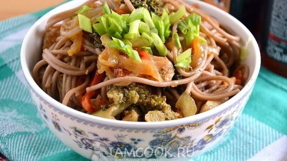 ШАГ 13. лапша вок с курицей