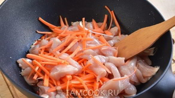 ШАГ 9. лапша вок с курицей