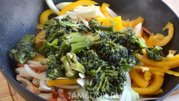 ШАГ 10. лапша вок с курицей