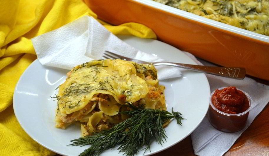 Рецепт домашняя лазанья