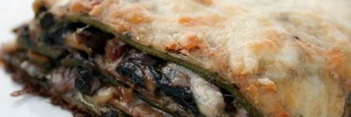 Изысканная лазанья с грибным ассорти