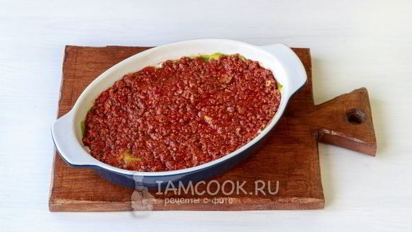 ШАГ 14. лазанья из кабачков с фаршем