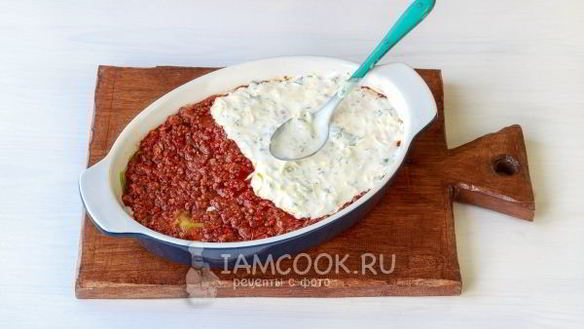 ШАГ 15. лазанья из кабачков с фаршем