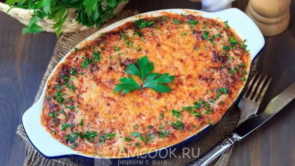 ШАГ 17. лазанья из кабачков с фаршем