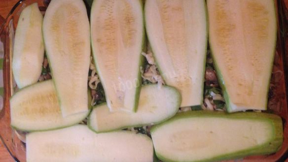 ШАГ 12. лазанья из кабачков с грибами