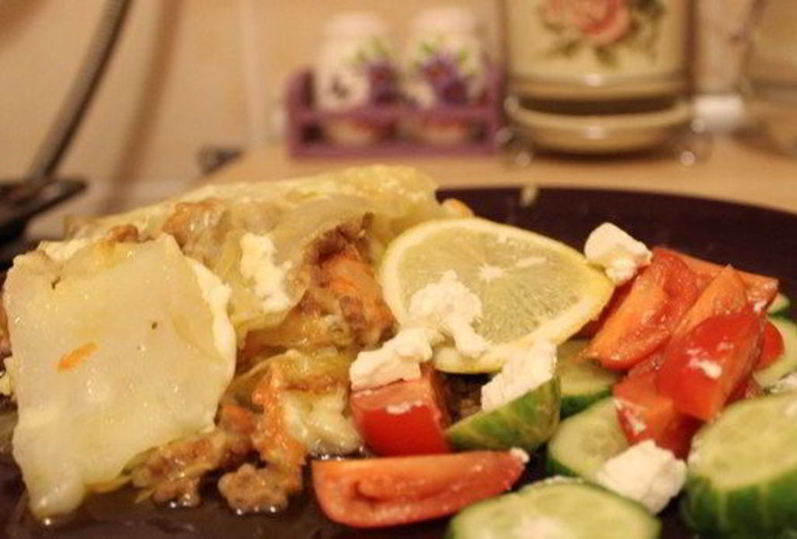 Лазанья из капусты