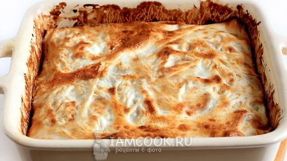 ШАГ 17. лазанья из лаваша с фаршем и сметанным соусом