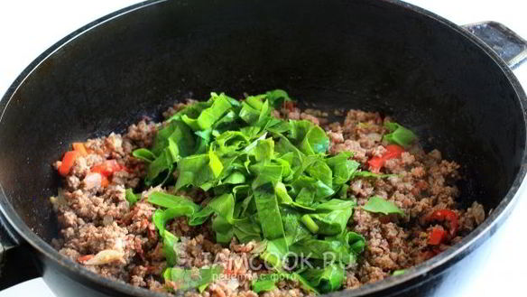 ШАГ 11. лазанья из лаваша с фаршем и сметанным соусом