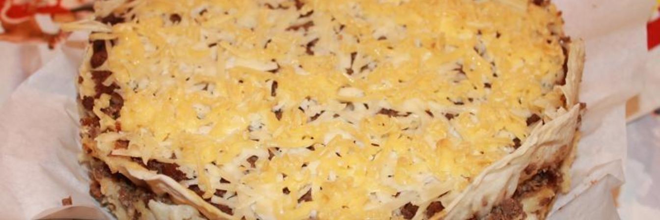 Лазанья из лаваша с фаршем