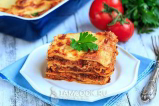 Лазанья классическая с фаршем