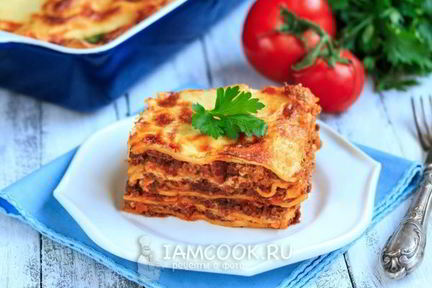 Лазанья классическая с фаршем