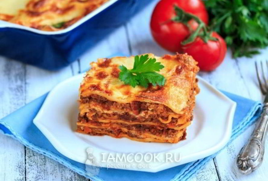 Лазанья классическая с фаршем