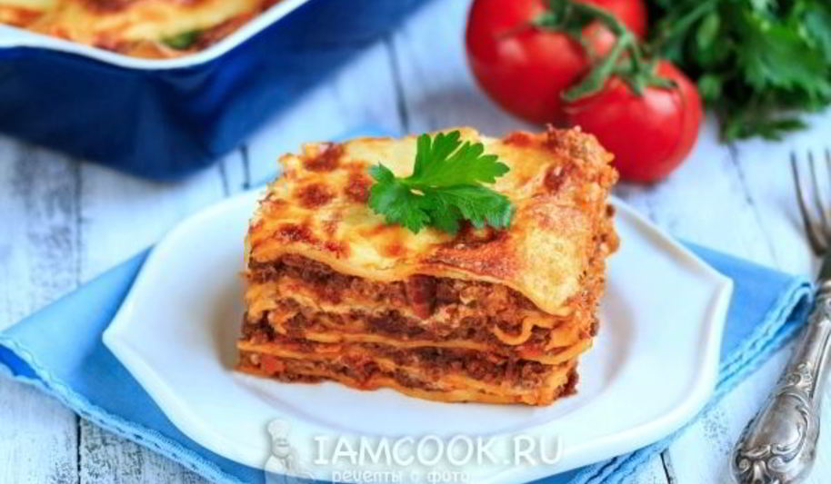 Рецепт лазанья классическая с фаршем