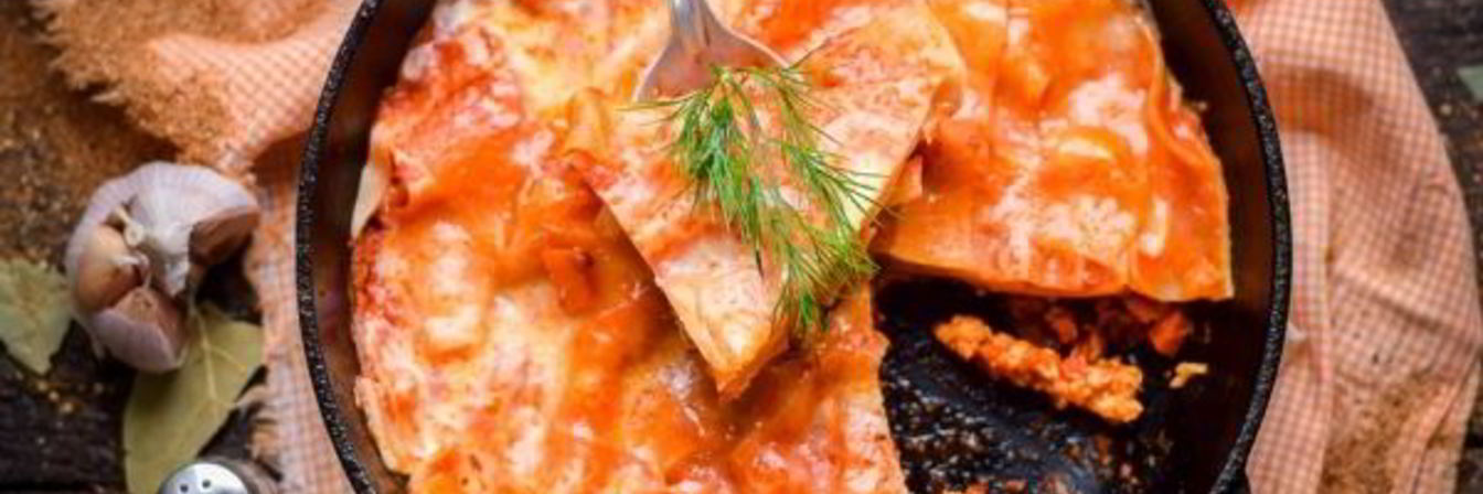 Лазанья на сковороде