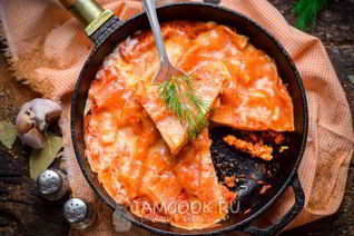 Лазанья на сковороде