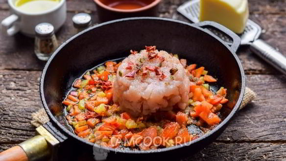 ШАГ 6. лазанья на сковороде