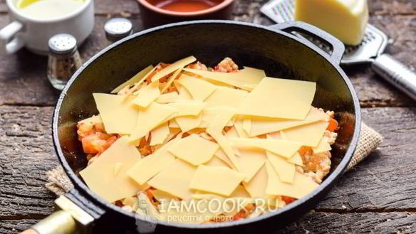 ШАГ 8. лазанья на сковороде