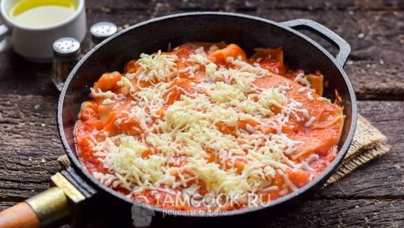 ШАГ 11. лазанья на сковороде