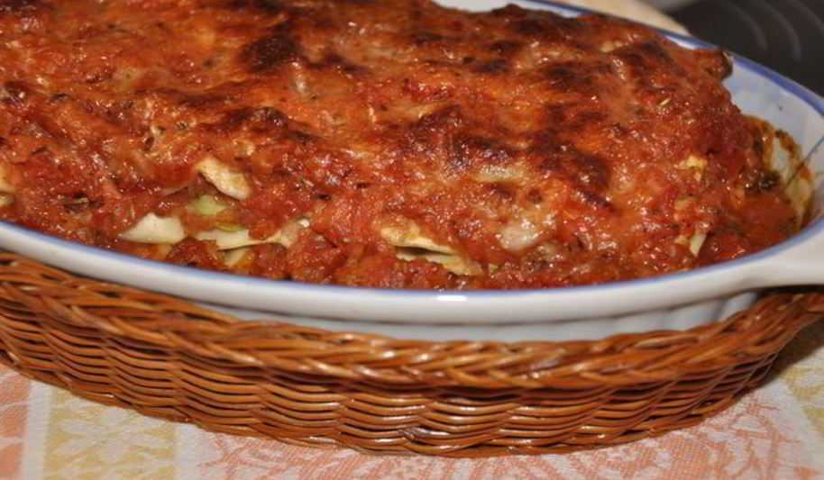 Рецепт лазанья нежная овощная