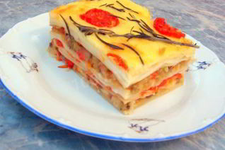 Лазанья овощная