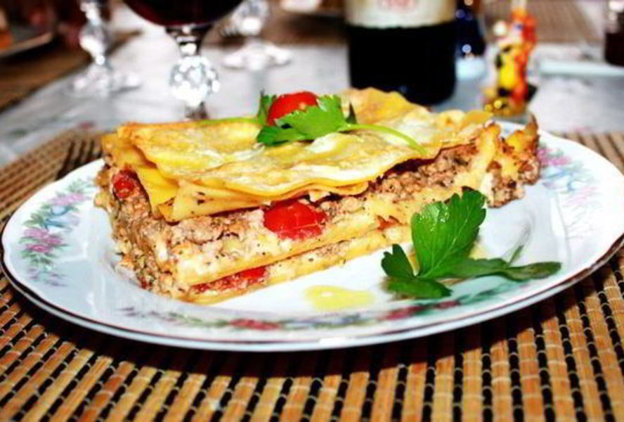 Лазанья по-милански