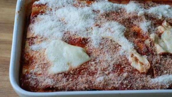 ШАГ 27. лазанья с баклажанами