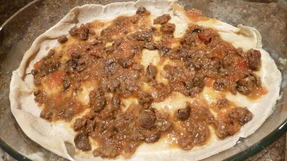 ШАГ 6. лазанья с фаршем и грибами