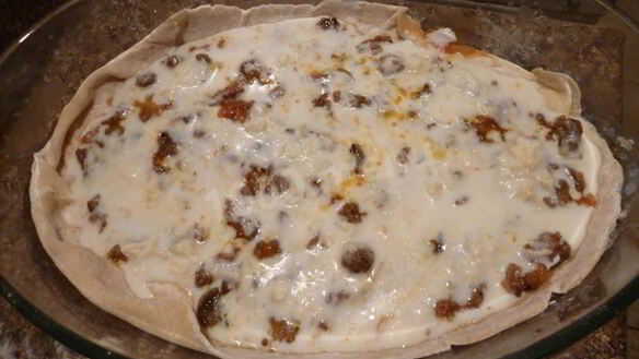 ШАГ 7. лазанья с фаршем и грибами