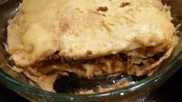 ШАГ 8. лазанья с фаршем и грибами