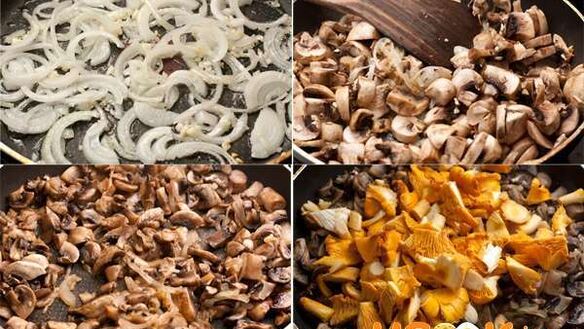 ШАГ 2. лазанья с грибами