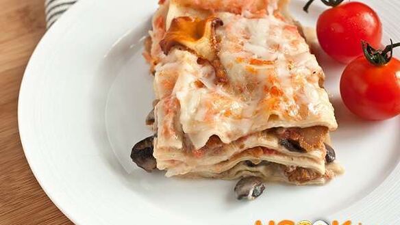 ШАГ 10. лазанья с грибами