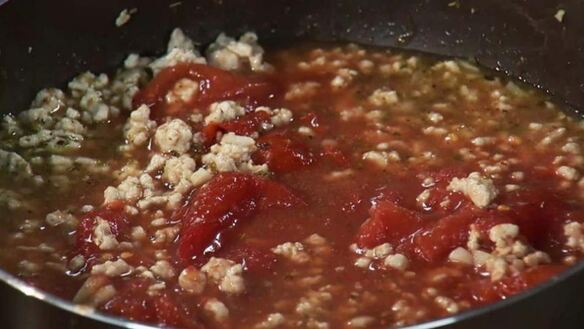 ШАГ 2. лазанья с индейкой