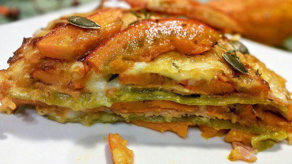 ШАГ 7. лазанья с карамелизированной тыквой