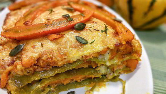 ШАГ 8. лазанья с карамелизированной тыквой