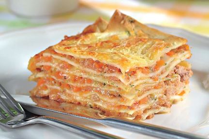 Лазанья с крапивой