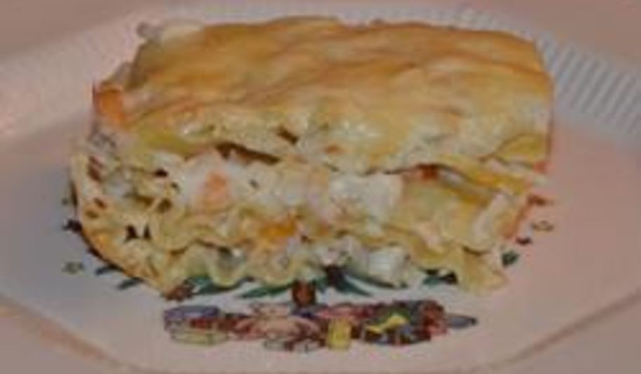 Рецепт лазанья с креветками и крабовыми палочками