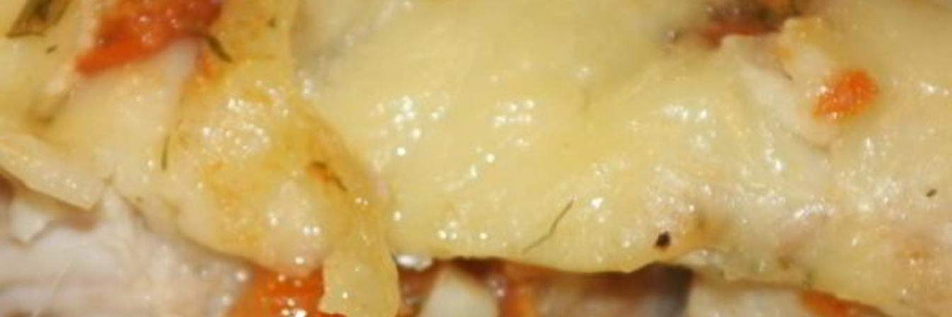 Лазанья с курицей и грибами