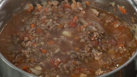 ШАГ 3. лазанья с лавашом