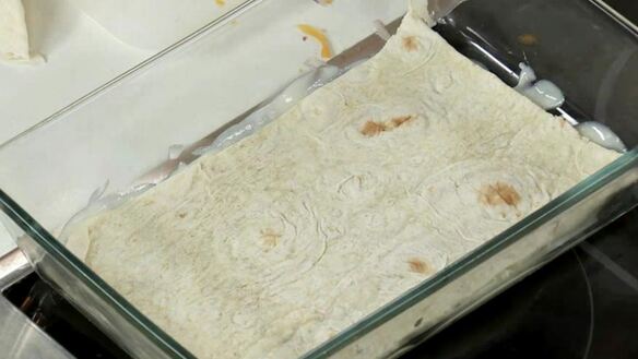 ШАГ 5. лазанья с лавашом