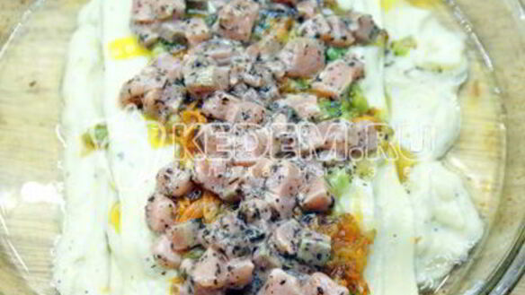 ШАГ 10. лазанья с рыбой